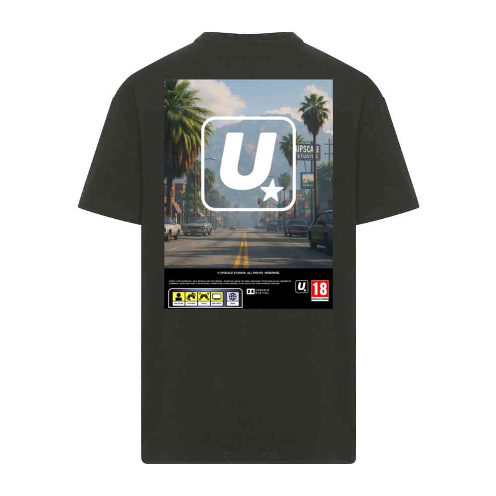 Mister Tee Upscale - UpCity Heavy Oversize Tshirt Homme - Noir